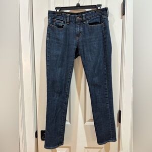 J. Crew “toothpick” Stretch Classic Blue Women's Jeans. Size 28. EUC!